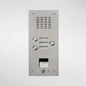 71666 Allgood Secure Audio Entry Panel With 3 Call Buttons & Access Control Reader Aperture