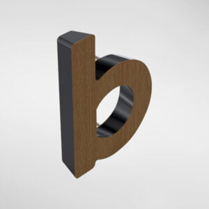 2850b Holt ‘b’ Door Letter