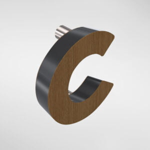 2850c Holt ‘c’ Door Letter