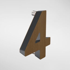 2854 Holt ‘4’ Door Numeral