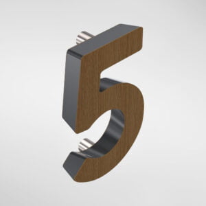 2855 Holt ‘5’ Door Numeral
