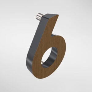2856 Holt ‘6’ Door Numeral