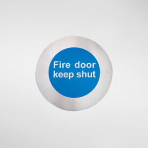 8549 Modric Self Adhesive ‘Fire door keep shut’ Sign