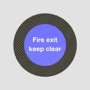 Carbon Fibre Self Adhesive ‘FEKC’ 76mm Sign