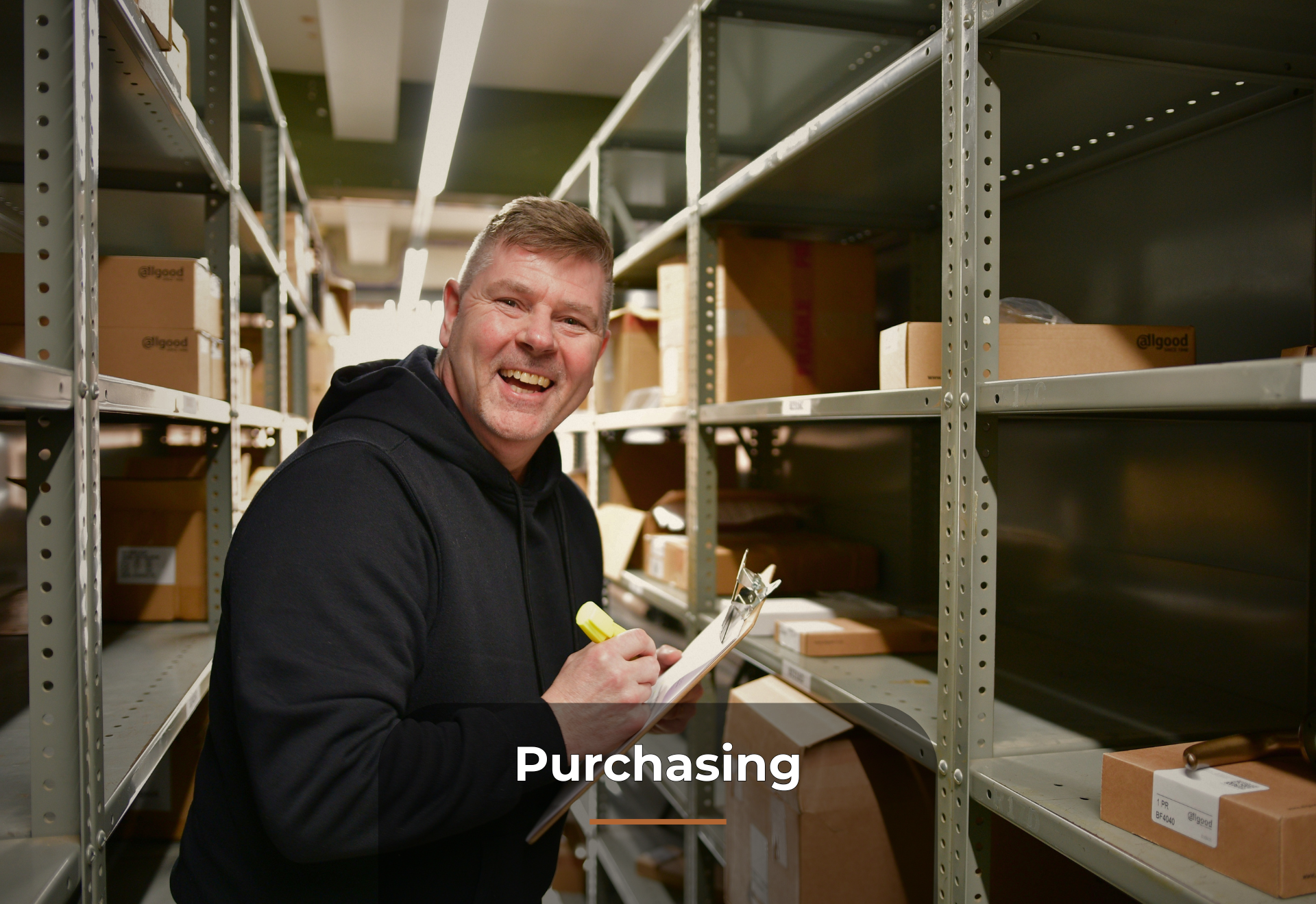Allgood Purchasing team